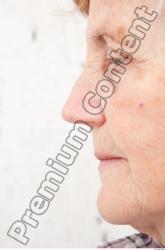 Nose Woman White Casual Average Wrinkles